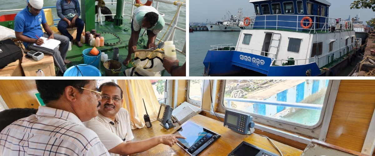 Pollution Monitoring Vessel M.V Sagar Utkal at Paradeep Port